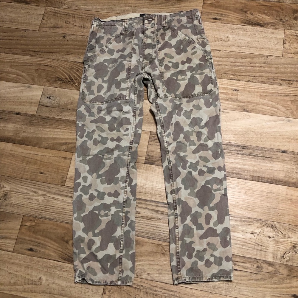 Stussy Men's Camo Cargo Pants - Gray & Tan